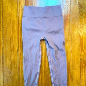 tan exercise leggings